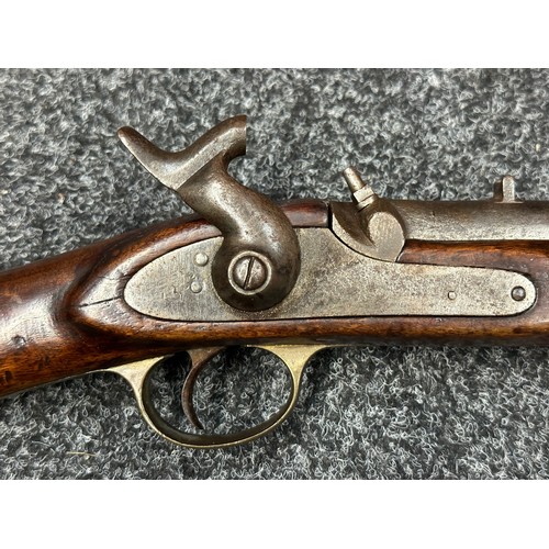 2324 - Percussion Cap 1856 Pattern Enfield Cavalry Carbine. No serial number. Barrel length 530mm. Overall ... 