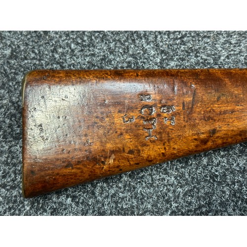 2324 - Percussion Cap 1856 Pattern Enfield Cavalry Carbine. No serial number. Barrel length 530mm. Overall ... 