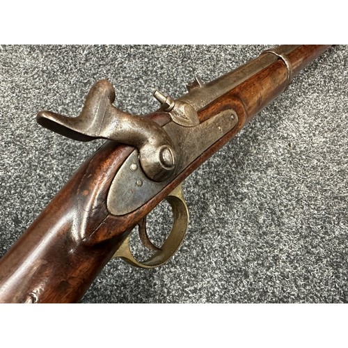 2324 - Percussion Cap 1856 Pattern Enfield Cavalry Carbine. No serial number. Barrel length 530mm. Overall ... 