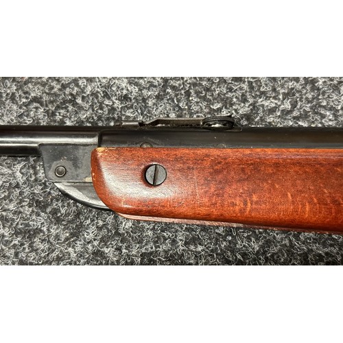 2326 - BSA Meteor .22 cal air rifle serial number TB55211. Working order. Barrel length 455mm. Iron sights.... 