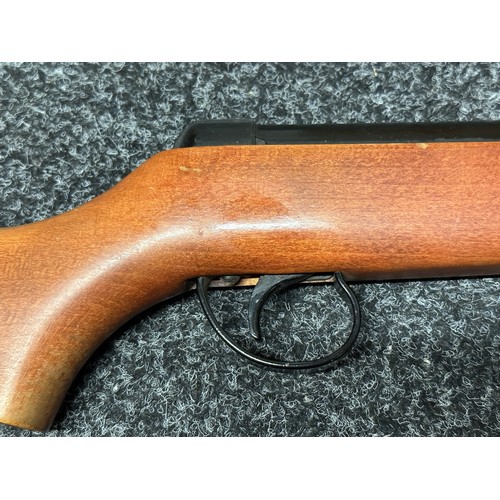 2326 - BSA Meteor .22 cal air rifle serial number TB55211. Working order. Barrel length 455mm. Iron sights.... 