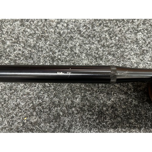 2327 - BSA .22 cal Air Rifle Serial no. S-828125-09. Working order. Fitted with a Moderator and a BSA .22 S... 