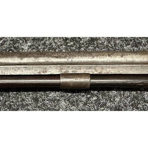 2334 - Percussion Cap Musket by Manton with 870mm long barrel, bore approx. 17mm. Lock is marked 