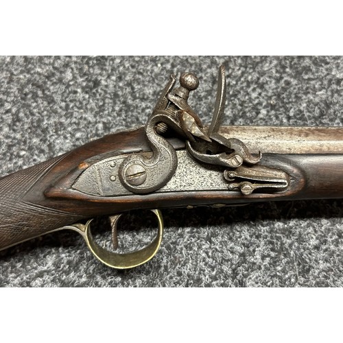 2335 - Flintlock Musket by Twigg of London with 970mm long barrel, bore approx. 17mm. Barrel marked 