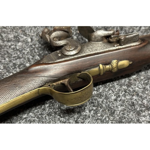 2335 - Flintlock Musket by Twigg of London with 970mm long barrel, bore approx. 17mm. Barrel marked 