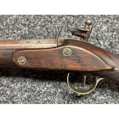 2335 - Flintlock Musket by Twigg of London with 970mm long barrel, bore approx. 17mm. Barrel marked 