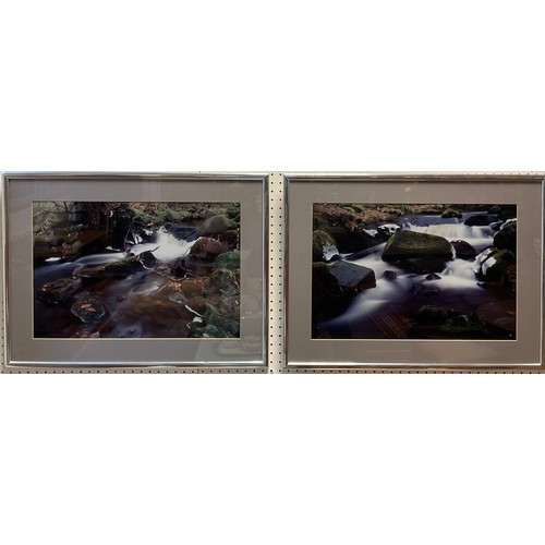 48 - Tom Kolesnikowicz, a pair, ‘Water and Ice’, and ‘Tranquility’, Fine Art photography, 30.5cm x 45.5cm... 