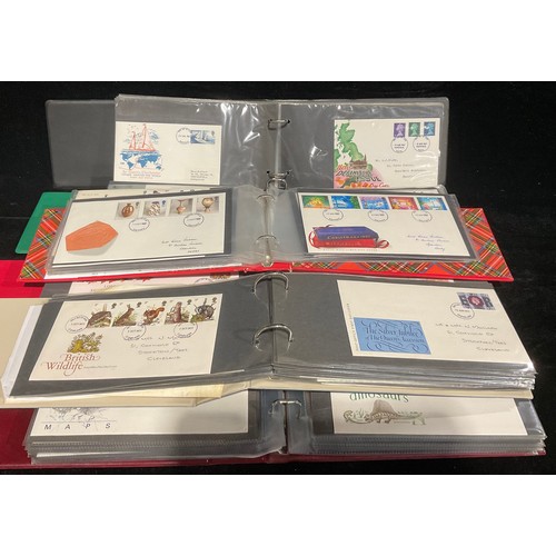 240 - Stamps - GB FDC collection in six binders GVI- 1990's