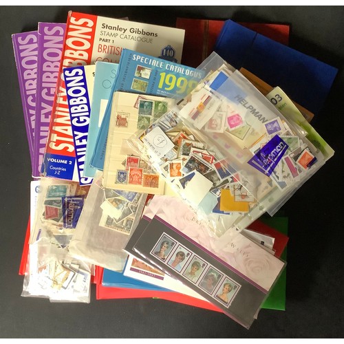 245 - Stamps - a large quantity of stamps and stamp related book, etc, seven special edition mini sheets i... 