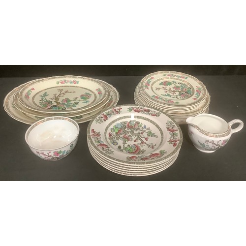 408 - John Maddrili & Son Indian Tree dinner service for six, comprising serving platters, dinner plates, ... 