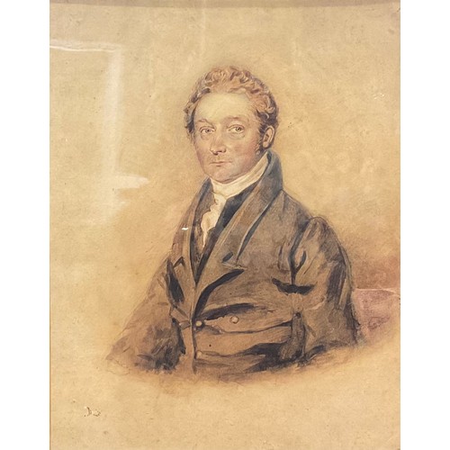 425 - English School (19th century)
Portrait of a Gentleman,
watercolour, 34cm x 26.5cm