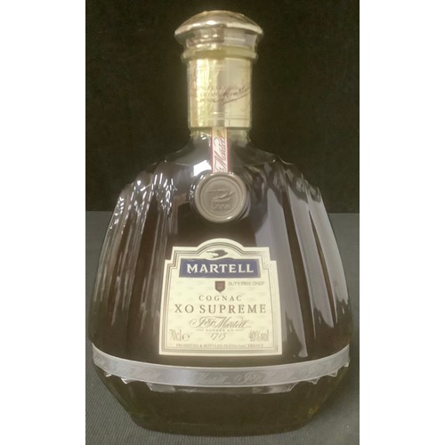 87 - Wines and Spirits - Martel Cognac XO Supreme, 40% vol, 70cl, level to shoulders, seal intact