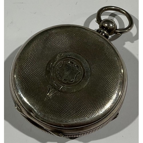 498 - A 935 silver pocket watch, Kay Jones & Co, Worcester