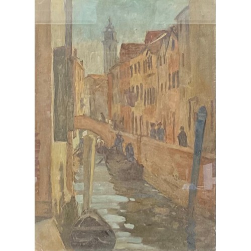 574 - Sarah Madeleine Martineau (1872 - 1972)
Venice
oil on board, 33.5cm x 24cm