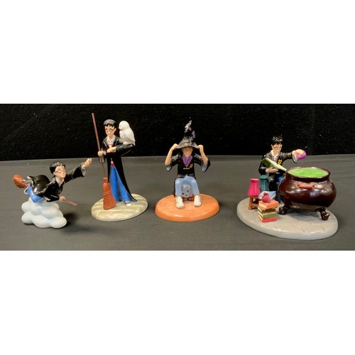 127 - Royal Doulton Harry Potter figures Wizard in Training HPFIG 7, The Remembrall Recovery, HPFIG1 (miss... 