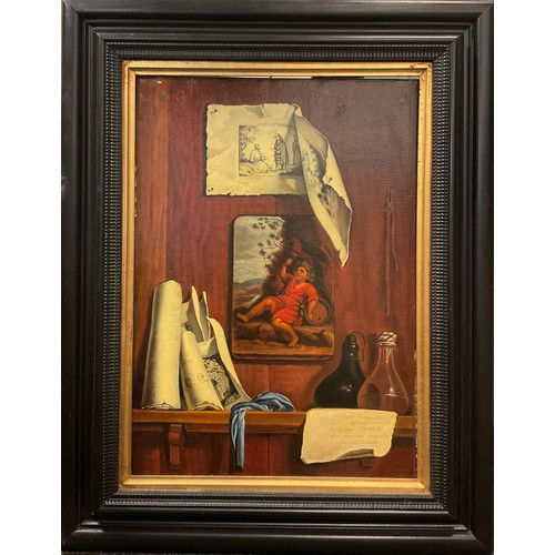 1165 - Homage to Bernardo Germán de Llórente, Baroque style still life study, oil on canvas, 71cm x 50cm.