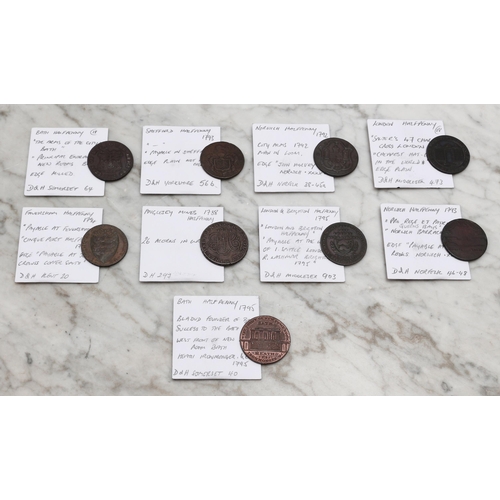 2643 - Tokens - London halfpenny, c.1795, Salter's 47 Charing Cross London, Cheapest Hat-Warehouse in the W... 