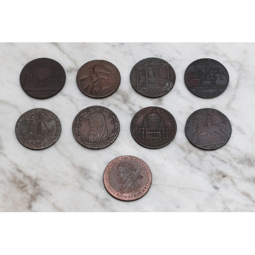 2643 - Tokens - London halfpenny, c.1795, Salter's 47 Charing Cross London, Cheapest Hat-Warehouse in the W... 