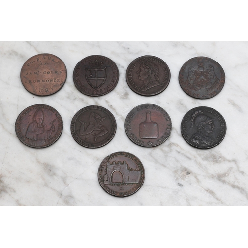 2642 - Tokens - London halfpenny, 1795, William Williams, Fear God and Honor the King, Render to Caesar the... 