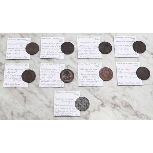 2631 - Tokens - A Monmouth halfpenny, 1795, James Powell, Wine and Brandy Merchant, edge - Payable at Monmo... 