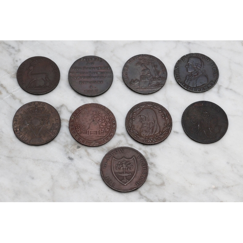 2636 - Tokens - Buck' Society halfpenny, 1796, Industry Supplieth Want, Freedom with Innocence, edge - Paya... 