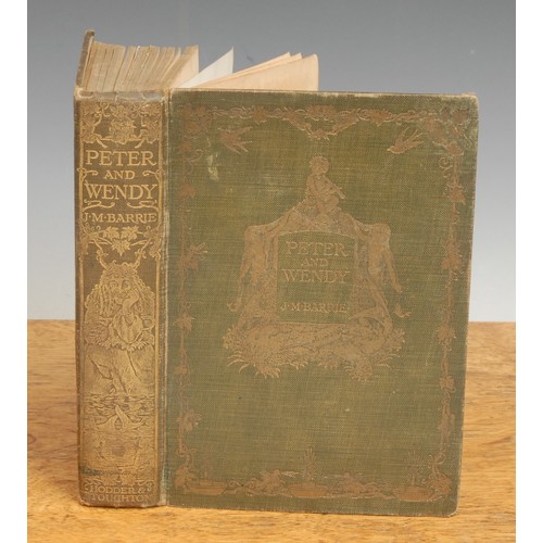 2730 - Barrie, J M, Peter & Wendy, first edition, illustrated by F D Bedford, Hodder & Stoughton, London 19... 