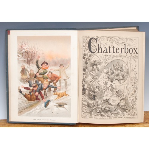 2767 - General, Periodicals – Clarke (J., Erskine, MA), Chatterbox Vols. I – L, London, Wells, Gardner Dart... 