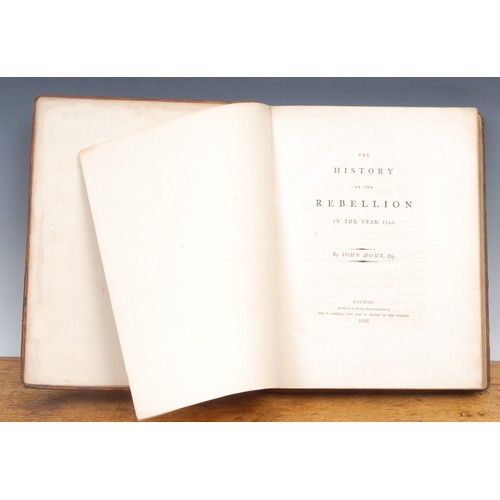 2781 - History, British – Home (John, 1722-1808), The History of the Rebellion in the Year 1745, London, T.... 