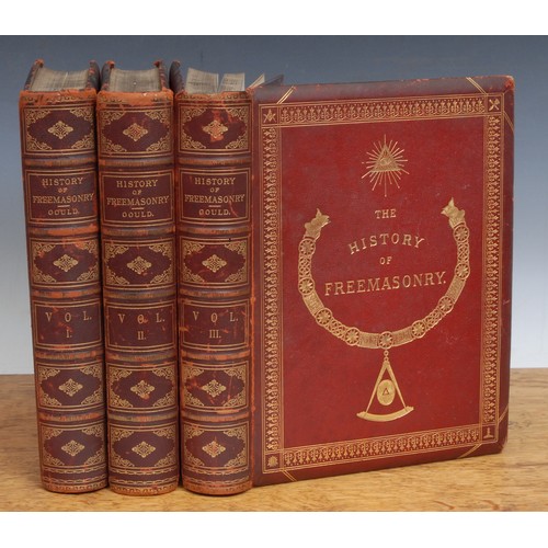 2790 - History, Freemasonry – Gould (Robert Freke, 1836-1915), The History of Freemasonry: Its Antiquities,... 