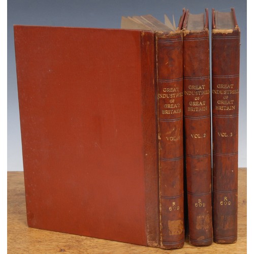 2807 - Industry, British – Anon., Great Industries of Great Britain 3 Vols., London, Cassel, Petter & Galpi... 