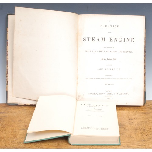 2808 - Industry, engineering – Bourne (John, CE, ed.), A Treatise on the Steam Engine in its Application to... 