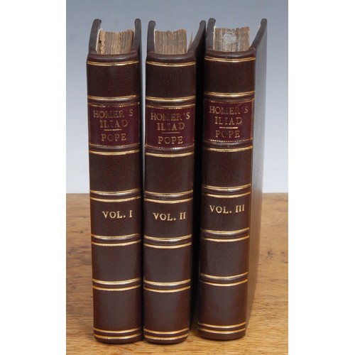 2817 - Literature, Classical  – Homer and Pope (Alexander, 1688-1744, trans & versified), The Iliad, London... 