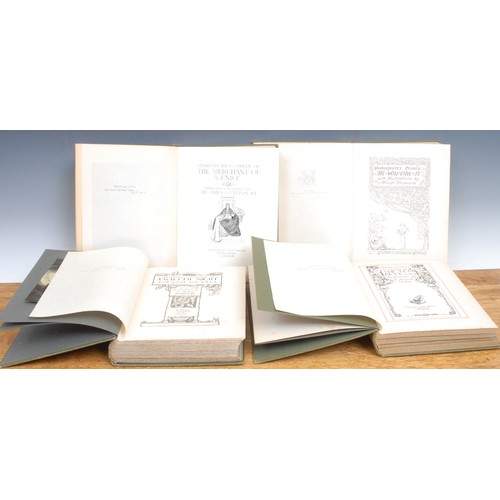 2830 - Literature, English – Shakespeare (William, 1564-1616), The Comedies in four volumes, London, Hodder... 