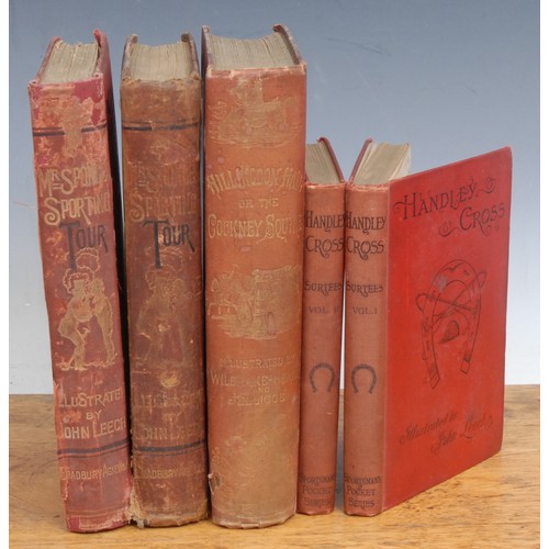 2833 - Literature, English – Surtees (Robert Smith, 1805-1864), Mr. Sponge’s Sporting Tour, London, Bradbur... 