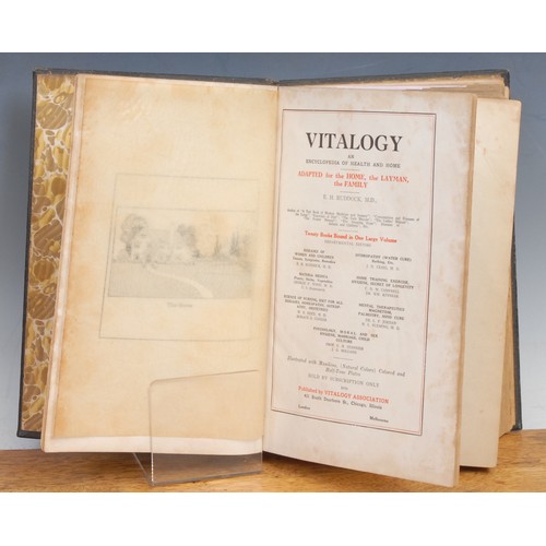 2844 - Medicine, Well-being – Ruddock (E. H., MD), Vitalogy: an Encyclopaedia of Health and Home, Chicago, ... 