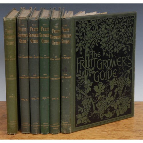 2878 - Natural History, Gardening – Wright (John, FRHS) The Fruit Grower’s Guide, 6 Vols. London, J. S. Vir... 