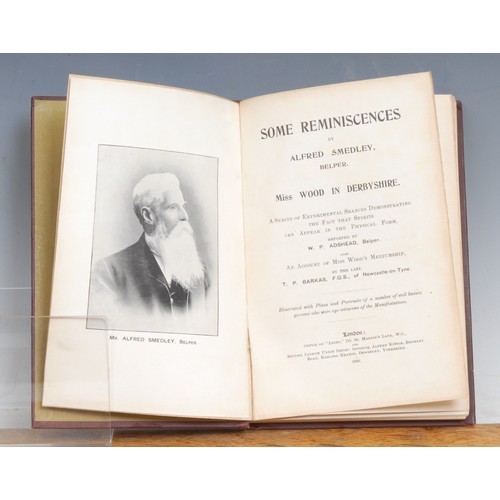 2905 - Religion, Spiritualism – Smedley (Alfred), & Wood (Miss), Some Reminiscences by Alfred Smedley, Belp... 