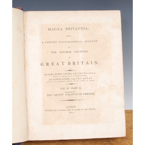 2940 - Topography, English Counties – Lysons, (Daniel FRS) & (Samuel, FRS, FSA), Magna Britannia Being a Co... 