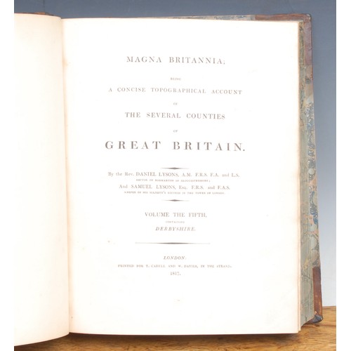 2938 - Topography, English Counties – Lysons (Daniel FRS, 1762-1834 and Samuel FRS, FSA, 1763-1819), Magna ... 