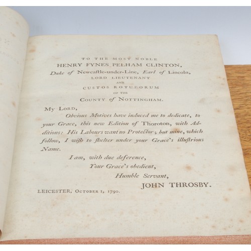 2944 - Topography, Nottinghamshire – Throsby (John), Thoroton's History of Nottinghamshire: Republished wit... 