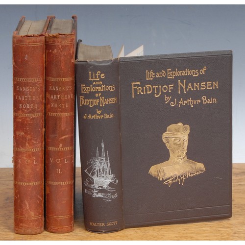 2949 - Topography, Travel – Nansen (Fridtjof) Furthest North: The Norwegian Polar Expedition 1893-1896, 2 V... 