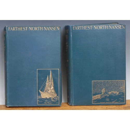 2950 - Topography, Travel – Nansen (Fridtjof) Furthest North: The Norwegian Polar Expedition 1893-1896, 2 v... 