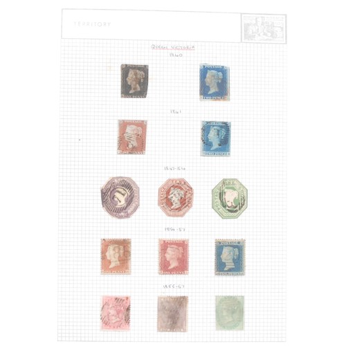 2660 - Stamps - GB collection in small binder, mostly QV from 1840 1d black (a/f) to Jubilee set, f/v inclu... 