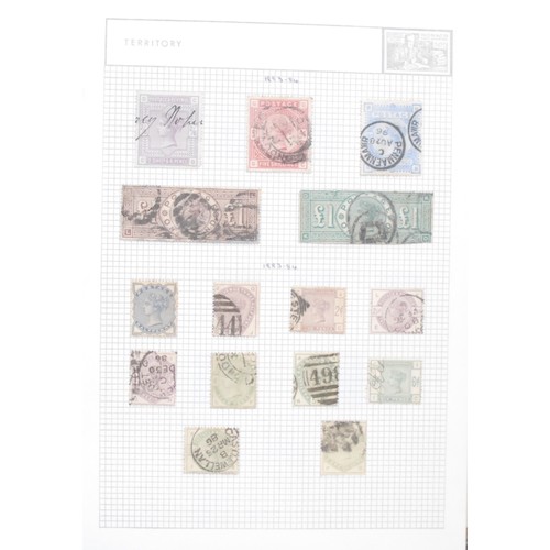 2660 - Stamps - GB collection in small binder, mostly QV from 1840 1d black (a/f) to Jubilee set, f/v inclu... 