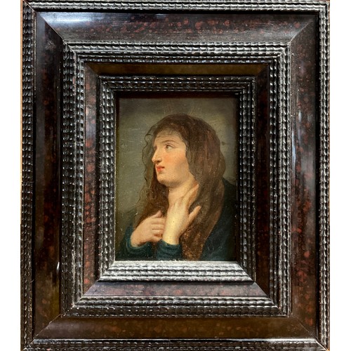 1190 - After of Guido Reni
Portrait of a Young Lady
oil on panel, 14.5cm x 10.5cm