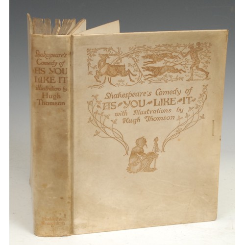 2713 - Antiquarian books - Shakespeare’s Comedy of ‘As you like it’, with illustrations by Hugh Thomson, li... 