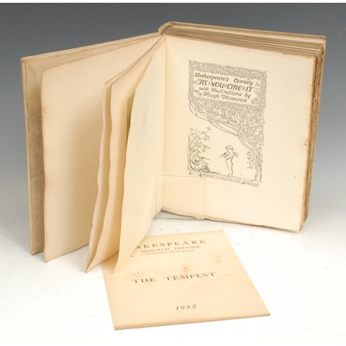 2713 - Antiquarian books - Shakespeare’s Comedy of ‘As you like it’, with illustrations by Hugh Thomson, li... 