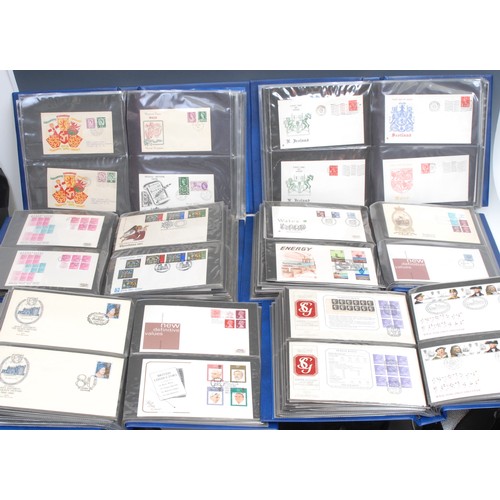 2662 - Stamps - GB FDC collection housed in six binders, all are illustrated 1940 - 1983 including many spe... 