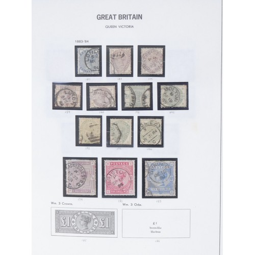 2659 - Stamps - GB collection in binder, SG:PEG album, 1840-1970, a fantastic collection from 1840 1d black... 