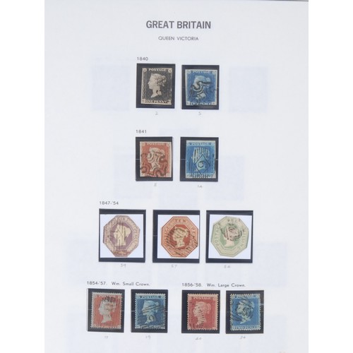 2659 - Stamps - GB collection in binder, SG:PEG album, 1840-1970, a fantastic collection from 1840 1d black... 